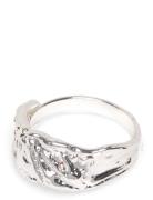 Sol Organic Shaped Crystal Ring Silver-Plated Silver Pilgrim