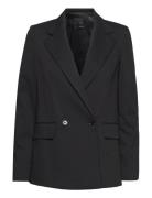 Double-Breasted Blazer Black Mango