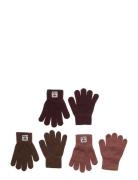 Hmlkvint Glove 3 Pk Brown Hummel