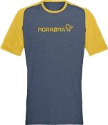 Norrøna Men's Fjørå Equaliser Lightweight T-Shirt  Sulphur/Vintage Ind...