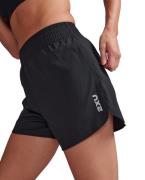 2XU Women's Aero Hi-Rise 4 Inch Shorts Black/Silver Reflective