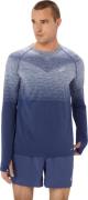 Men's Seamless LS Top Thunder Blue/Denim Blue