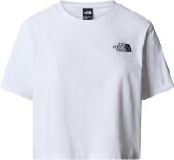 The North Face Women's Cropped Simple Dome T-Shirt TNF White