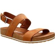 Timberland Women's Malibu Waves Ankle Strap Sandal Rust Nubuck