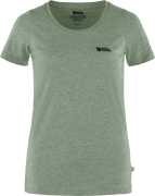 Women's Fjällräven Logo T-Shirt Patina Green-Melange