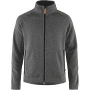 Fjällräven Men's Övik Fleece Zip Sweater Dark Grey