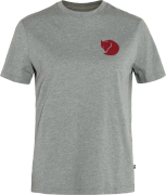 Fjällräven Women's Fox Boxy Logo Tee Grey/Melange