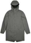 Rains Unisex Long Jacket Grey