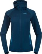 Bergans Women's Cecilie Wool Hood Jacket Deep Sea Blue