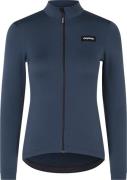 Women's Gravelin Merinotech Thermal Long Sleeve Jersey Navy Blue