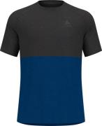 Odlo Men's T-shirt Crew Neck S/S Ride 365 Lack Melange - Limoges Melan...