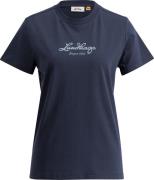 Lundhags Women's Järpen Logo T-shirt Deep Blue
