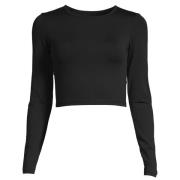 Casall Women's Crop Long Sleeve Black