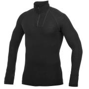 Men's Zip Turtleneck Lite  Black