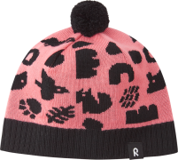 Kids' Beanie Kuviot Pink  4231