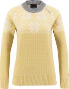 Ulvang Women's Rav Kiby Roundneck Parsnip/Vanilla/Grey Melange