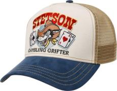 Men's Trucker Cap Gambling Grifter Blue/Beige