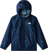 The North Face Kid Never Stop Hooded Windwall Jacket Summit Navy TNF S...