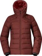 Bergans Women's Lava Medium Down Jacket With Hood Amarone Red