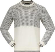 Bergans Men's Alvdal Wool Jumper Vanilla White/Solid Dark Grey