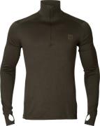 Härkila Men's Härkila Base All Season Half Zip Neck Shadow Brown