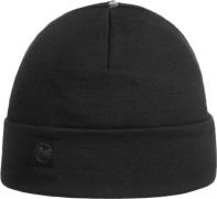 Buff Heavyweight Merino Wool Hat Loose Solid Black