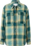 Marmot Women's Ridgefield Sherpa Lined Flannel Jacket Blue Agave