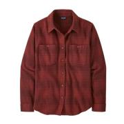 Patagonia Women's Fjord Flannel Shirt Cascade/Oxide Red