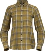 Bergans Women's Tovdal Shirt Olive Green/Dark Green Mud Check