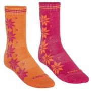 Kari Traa Women's Vinst Wool Sock 2-pack Basic Pink