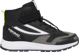 Viking Juniors' Century Mid Waterproof 1V Speedlace Black/Lime