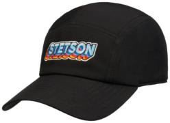 Stetson 5-Panel Stacked Letters Cap Black