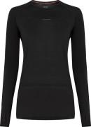 Icebreaker Women's Merino 125 Zoneknit Longsleeve Crewe Black