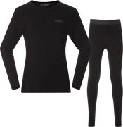 Bergans  Kids/Junior Allround Merino Baselayer Set Kids/Junior Black