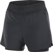 Salomon Women's Shkout Core 2in1 4" Shorts Deep Black