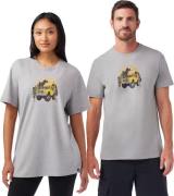 Smartwool Unisex Long Weekend Short Sleeve Graphic Tee Light Gray Heat...
