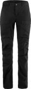 Fjällräven Women's Abisko Hybrid Trail Trousers Black