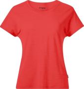 Bergans Women's Whenever Merino Tee Peachy Red