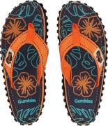 Gumbies Unisex Islander Orange Hibiscus