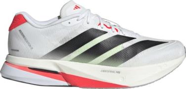 Adidas Men's Adizero Boston 13 Cloud White/Core Black/Lucid Red