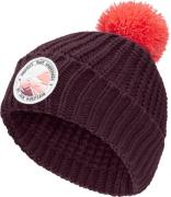 Jack Wolfskin Kids' Pompom Badge Beanie Amaranth