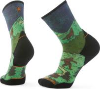 Smartwool Trail Run Targeted Cushion Neature Print Crew Socks Twilight...