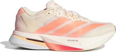 Adidas Women's Adizero Boston 13 Off white/Beam orange/Acid orange