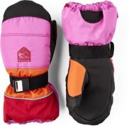 Hestra Kids' CZone Mitt Cerise/Light Orange