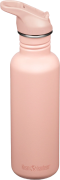 Klean Kanteen Classic 800 ml (W/ Flip Seal Sport Cap and Straw) Peach ...