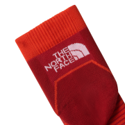 The North Face Trail Run Quarter Socks Iron Clay/lava Red