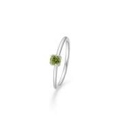 Mads Z Poetry Solitaire Peridot Ring Sølv 2146053