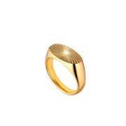 Jane Kønig Reflection Signet Blank Ring 18 kt. Gullbelagt sølv RSR01-G...