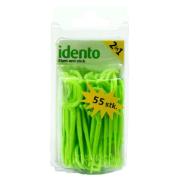 Idento Floss and Stick 2 in 1 Grøn   55 stk.