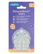 Lansinoh Natural Wave Teats Slow Flow - Small   2 stk.